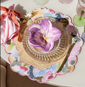 Conjunto 4 Peças Jogo Americano Palha Le Jardin